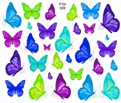 Waterstickers - Butterflies 3