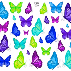 Waterstickers - Butterflies 3
