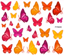 Waterstickers - Butterflies 4