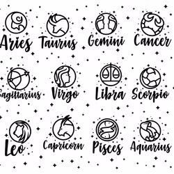 Waterstickers - Zodiac 5