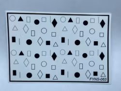 Stickers Geometric forms