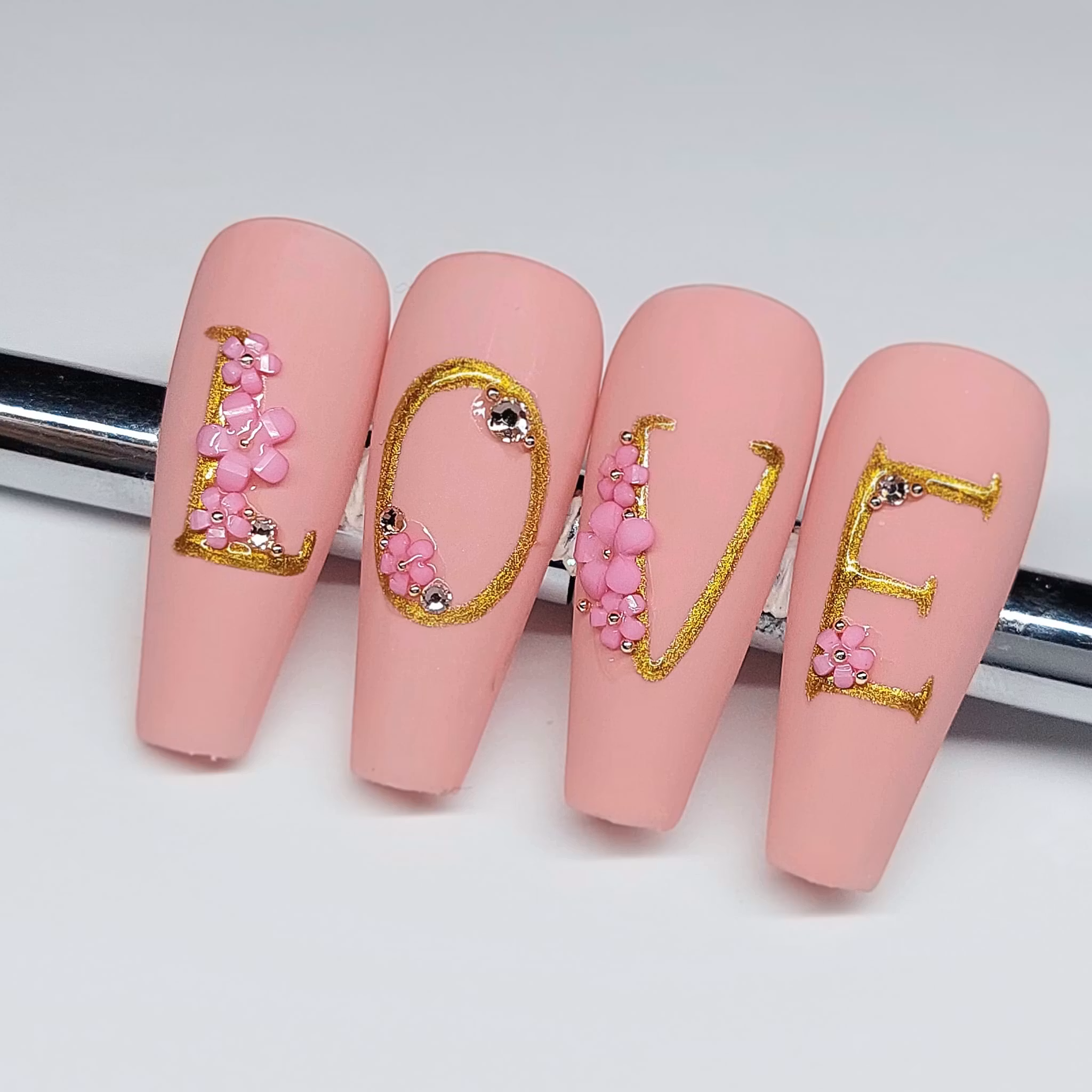 3D Lilly Flower Pink
