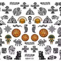 Watersticker Ancient Maya