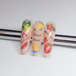 Waterstickers Fruits