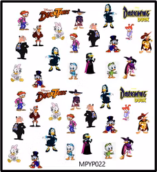 Stickers Ducktales/Darkwing Duck