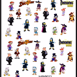 Stickers Ducktales/Darkwing Duck