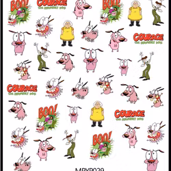 Stickers Courage The Cowardly Dog