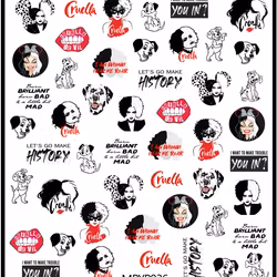 Stickers Cruella DeVil