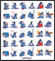 Stickers ior / Nalle Puh
