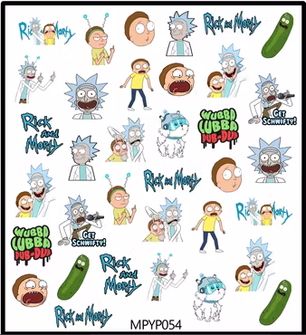 Stickers Rick and Morty