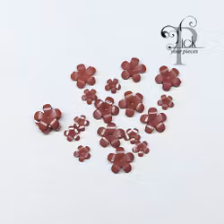 3D Lilly Flower Maroon