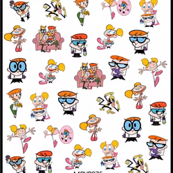 Stickers Dexters Laboratorium