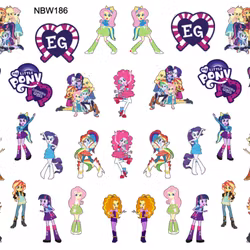 Watersticker My Little Pony 2 - Equestria Girls