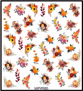 Stickers Fall Flowers