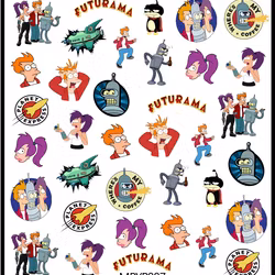 Stickers Futurama