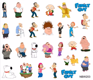 Watersticker - Family Guy 1