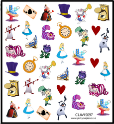 Stickers Alice In Wonderland 2
