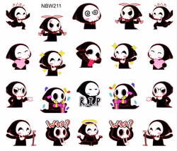 Watersticker - Cute Reaper