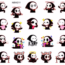 Watersticker - Cute Reaper