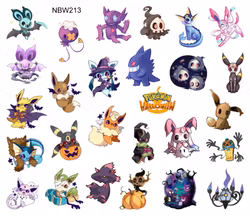 Watersticker - Pokemon Halloween 2