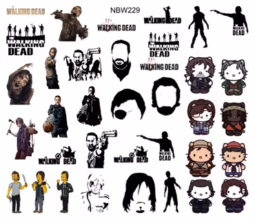 Watersticker - Walking Dead