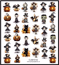 Stickers Halloween Watercolor