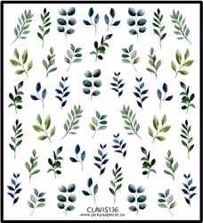Stickers Green Leaf
