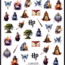 Stickers Harry Potter watercolor