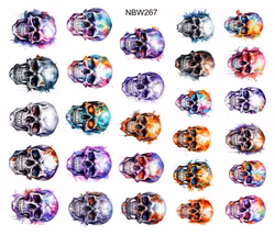 Watersticker - Skulls 1