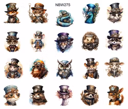 Watersticker - Steampunk Animals 3