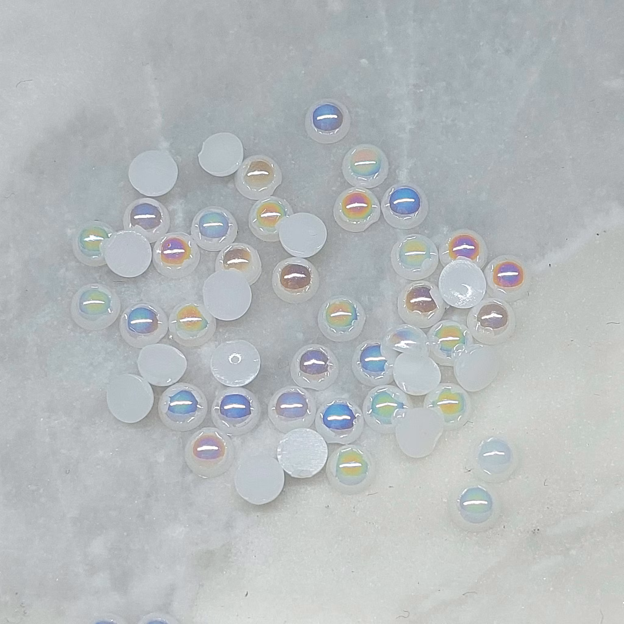 Akryl Pärlor White AB