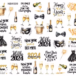 Watersticker - Happy New Year