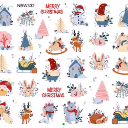 Watersticker - Boho Christmas