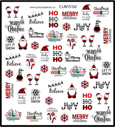 Stickers Christmas Words