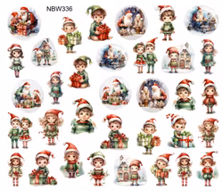 Watersticker -  Santas Elfs