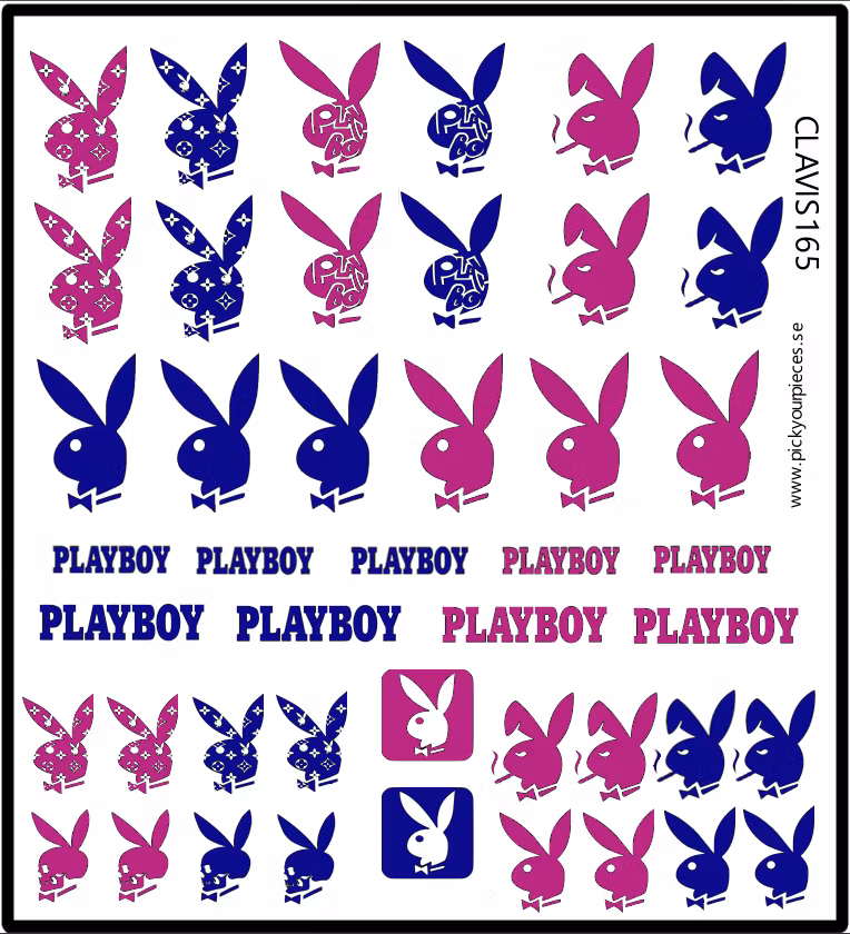 Stickers Playboy Pink/Blue