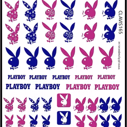 Stickers Playboy Pink/Blue