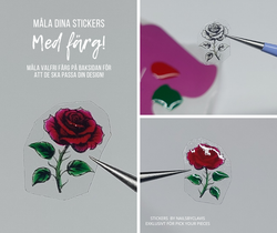 Stickers Black Roses