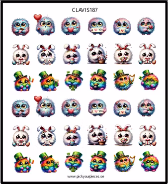 Stickers Fluffy