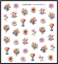 Stickers Spring Flowers