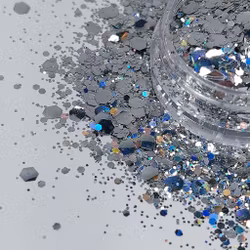 Bio-Glitter Sparkle Holo Multi Mix Silver