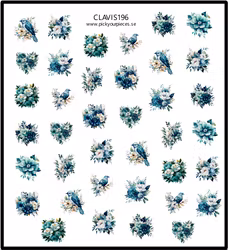 Stickers Petroleum Flowers