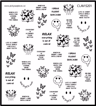 Stickers Life Quotes