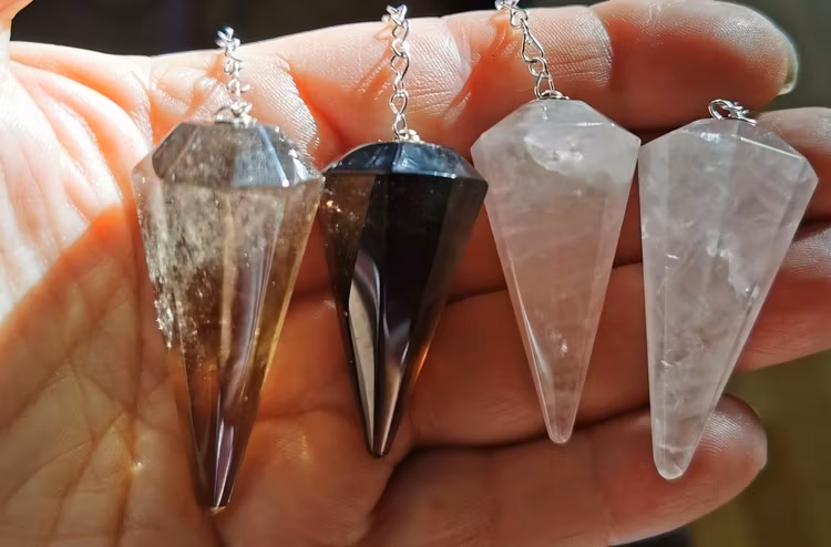 Pendlar Rosenkvarts & Rökkvarts