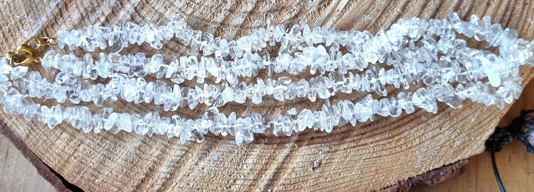 Halsband Bergkristall