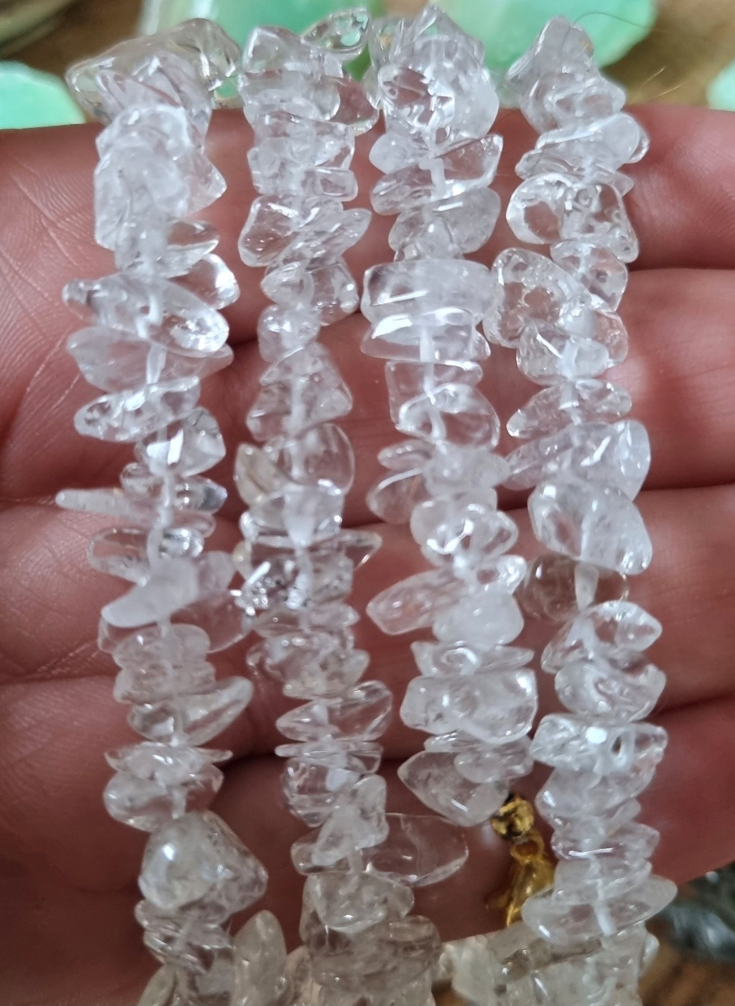 Halsband Bergkristall
