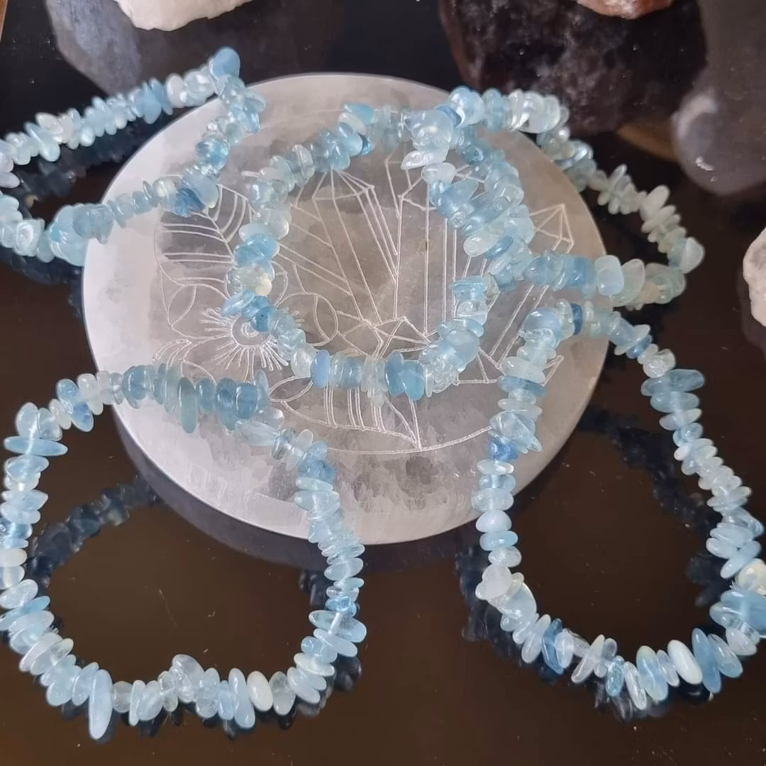 Armband Akvamarin