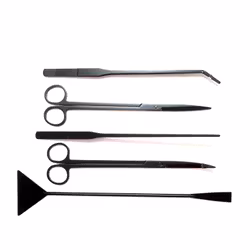 Aquascaping tools, svart kit.