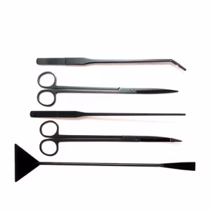 Aquascaping tools, svart kit.