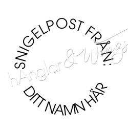 PERSONLIG - 025 - Rund Snigelpost från